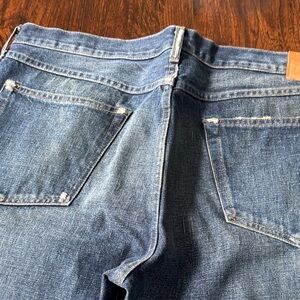 Men's Wallace & Barnes Blue Denim Jeans - Classic Straight Fit